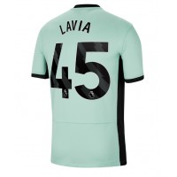Camiseta Chelsea Romeo Lavia #45 Tercera Equipación Replica 2023-24 mangas cortas